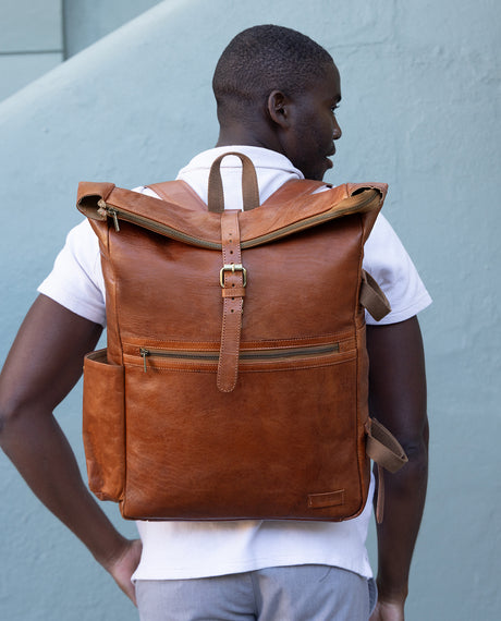 buy leather backpack nz Full-Grain | Aleks Leather | Indigo | Women's quality leather can provide Leather backpacks at Gusti-Leder